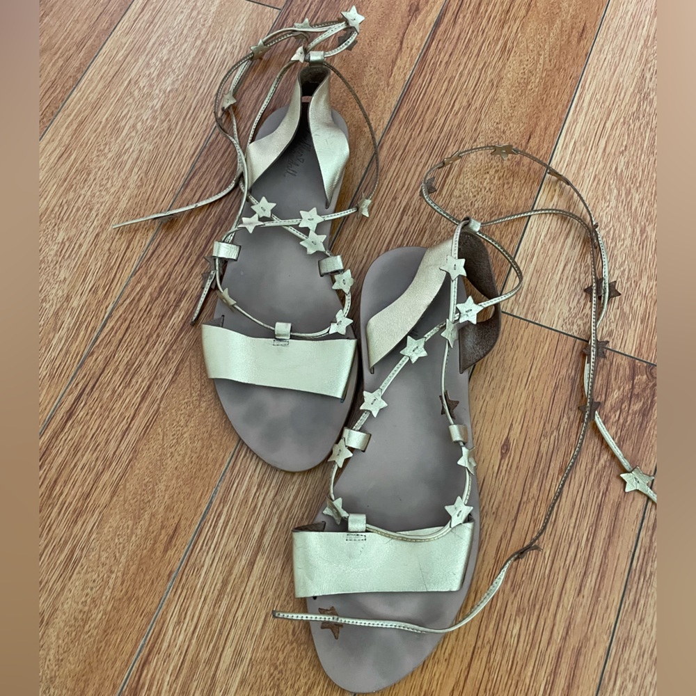 Loeffler Randal ankle wrap sandals